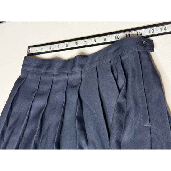 French Toast Navy Pleated School Uniform Skirt Size 12 Adjustable Waist - Picture 6 of 6